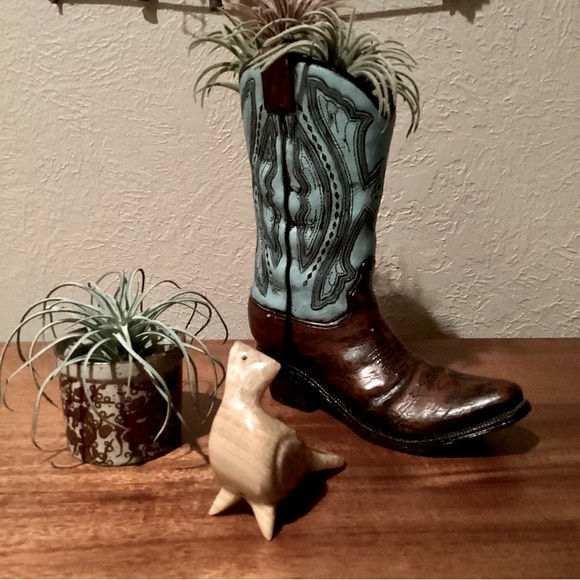 Takahashi Small Tan And Rusty Brown Planter Vase With Drainage Hole Vintage EUC - Picture 2 of 16